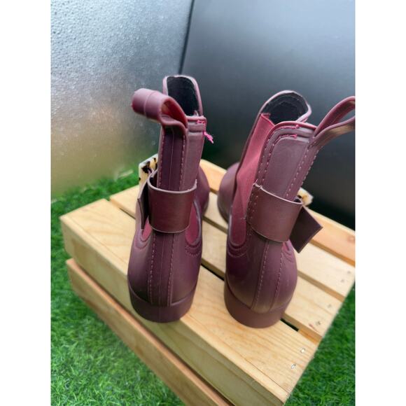 Henry Ferrera- Burgundy- Rain Boots- Size 9US/EU40W - Picture 8 of 10